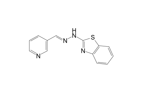 nicotinaldehyde, (2-benzothiazolyl)hydrazone