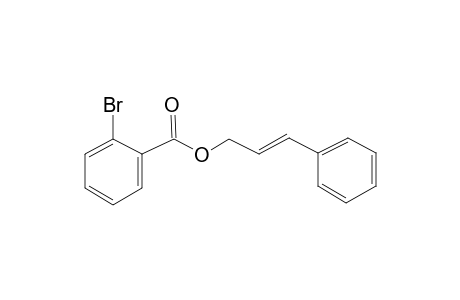 (2E)-3-Phenyl-2-propenyl 2-bromobenzoate
