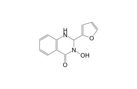 4(1H)-quinazolinone, 2-(2-furanyl)-2,3-dihydro-3-hydroxy-