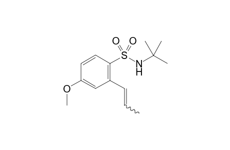 N-(tert-Butyl)-4-methoxy-2-(prop-1-en-1-yl)benzenesulfonamide