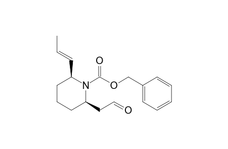 (2R,6S)-2-(2-ketoethyl)-6-[(E)-prop-1-enyl]piperidine-1-carboxylic acid benzyl ester