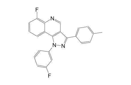 6-fluoro-1-(3-fluorophenyl)-3-(4-methylphenyl)-1H-pyrazolo[4,3-c]quinoline
