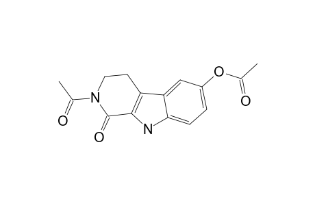 Nb-Acetyl-6-acetoxy-3,4-dihydro-1-oxo-.beta.-carboline