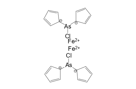 iron(II) 1,1'-(chloroarsanediyl)bis(cyclopenta-2,4-dien-1-ide)