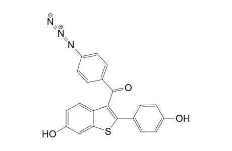 (4-azidophenyl)-[2-(4-hydroxyphenyl)-6-oxidanyl-1-benzothiophen-3-yl]methanone