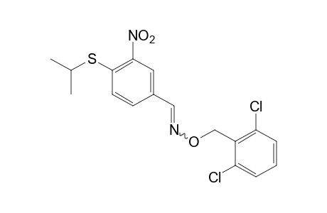 4-(Isopropylthio)-3-nitrobenzaldehyde, O-(2,6-dichlorobenzyl)oxime