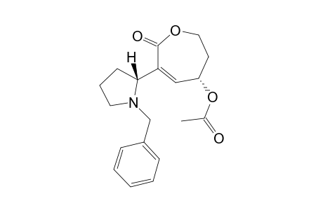 (5RS)-5-Acetoxy-3-[(2SR)-N-benzylpyrrolidin-2-yl]-6,7-dihydro-2(5H)-oxepinone
