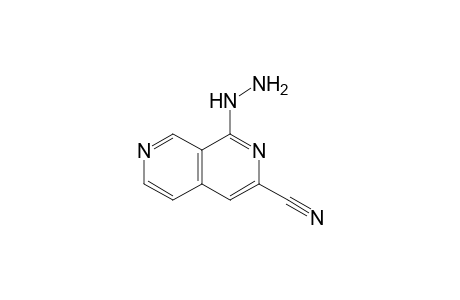 3-Cyano-1-hydrazino-2,7-naphthyridine