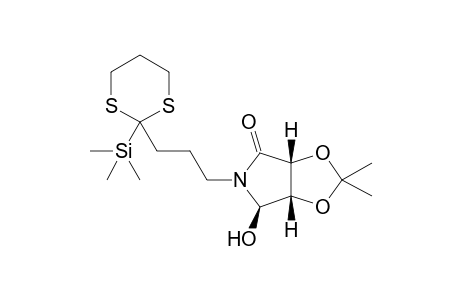 (-)-(3R,4S,5R)-5-Hydroxy-3,4-(isopropylidenedioxy)-1-[3-(2-trimethylsilyl-1,3-dithian-2-yl)propyl]pyrrolidin-2-one