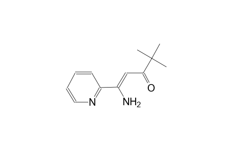 (1Z)-1-amino-4,4-dimethyl-1-(2-pyridinyl)-1-penten-3-one