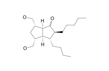 (2S,3R,3aS,4R,6S,6aS)-2-amyl-3-butyl-4,6-dimethylol-3,3a,4,5,6,6a-hexahydro-2H-pentalen-1-one