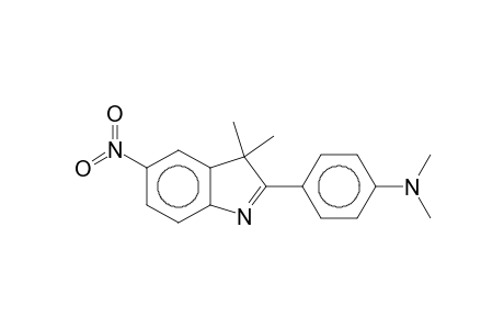 3H-Indole, 2-[4'-(dimethylamino)phenyl]-3,3-dimethyl-5-nitro-