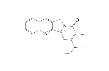 7-(1-Ethylvinyl)-8-methyl-11H-indolizino[1,2-b]quinolin-9-one