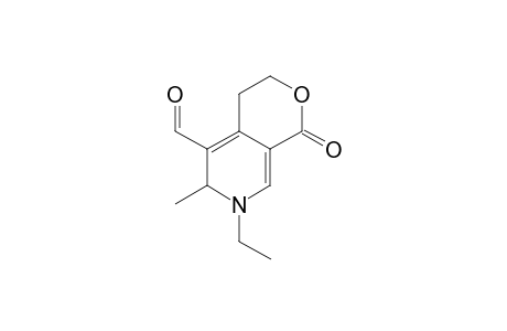 7-Ethyl-6-methyl-1-oxo-3,4,6,7-tetrahydro-1H-pyrano[3,4-c]pyridine-5-carbaldehyde