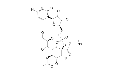 CYTIDINE-5'-PHOSPHATE-P'-(5-ACETAMIDO-3,5-DIDEOXY-3-FLUORO-2-D-ERYTHRO-ALPHA-L-MANNO-2-NONULOPYRANOSONIC-ACID-SODIUM-SALT)
