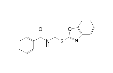 N-[(1,3-benzoxazol-2-ylsulfanyl)methyl]benzamide