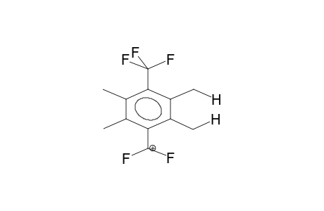 DIFLUORO-(4-TRIFLUOROMETHYL-2,3,5,6-TETRAMETHYLPHENYL)METHYL CATION