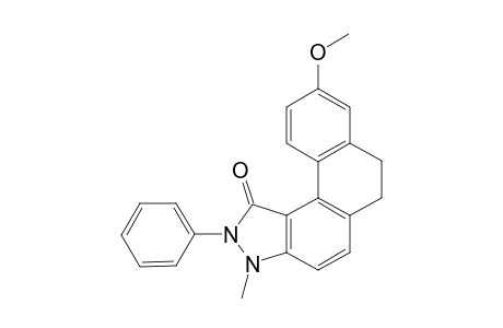 9-methoxy-3-methyl-2-phenyl-6,7-dihydronaphtho[1,2-e]indazol-1-one