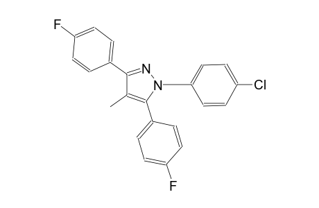 1-(4-chlorophenyl)-3,5-bis(4-fluorophenyl)-4-methyl-1H-pyrazole