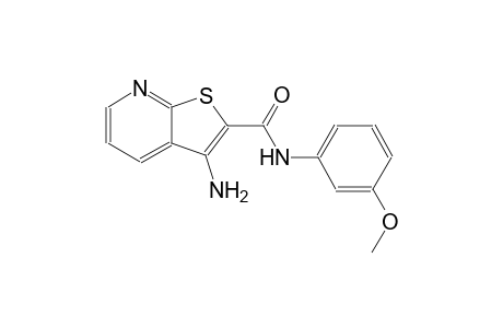 thieno[2,3-b]pyridine-2-carboxamide, 3-amino-N-(3-methoxyphenyl)-