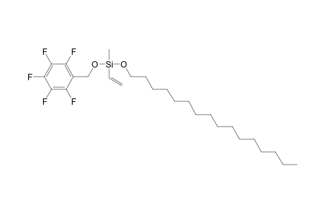 Silane, methylvinyl(pentafluorobenzyloxy)hexadecyloxy-