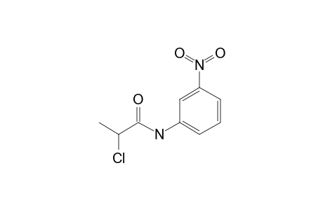 Propanamide, N-(3-nitrophenyl)-2-chloro-