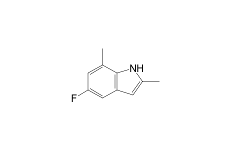 5-Fluoro-2,7-dimethyl-1H-indole