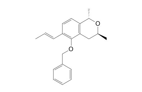 (trans)-5-(Benzyloxy)-1,3-dimethyl-6-[(E)-1'-propenyl]-1H-isochromane
