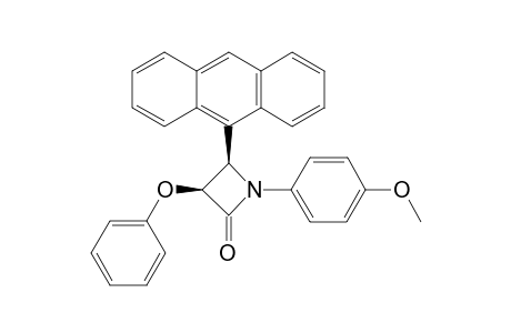 4-(ANTHRACEN-10-YL)-1-(4-METHOXYPHENYL)-3-PHENOXY-2-AZETIDINONE