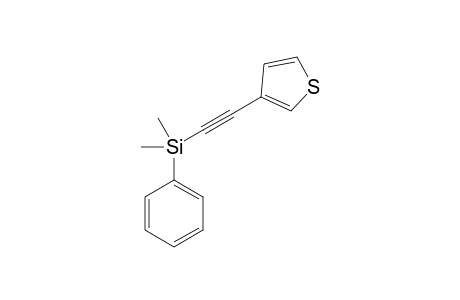 Dimethyl(phenyl)(thiophen-3-ylethynyl)silane