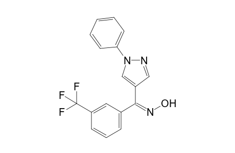 [1'-Phenyl-4'-pyrazolyl]-1-[(3"-trifluoromethyl)phenyl]methanone - oxime