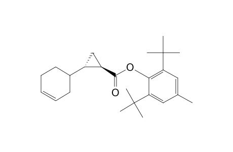 Cyclopropanecarboxylic acid, 2-(3-cyclohexen-1-yl)-, 2,6-bis(1,1-dimethylethyl)-4-methylphenyl ester