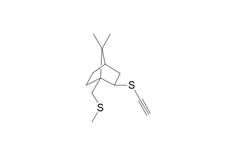 (1S,2R)-2-Ethynylsulfanyl-7,7-dimethyl-1-methylsulfanylmethylbicyclo[2.2.1]heptane