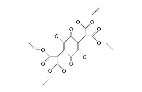 3,6-Dichloro-2,5-bis(diethoxycarbonyl-methyl)-P-benzoquinone