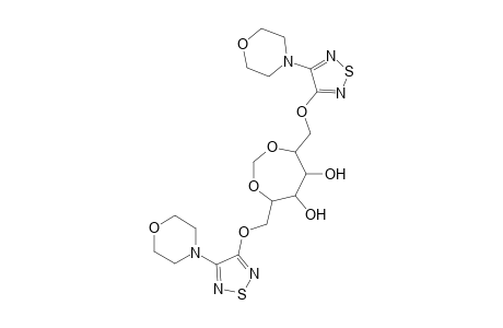 4,7-Bis(4-morpholino-1,2,5-thiadiazol-3-yloxymethyl)-1,3-dioxepane-5,6-diol