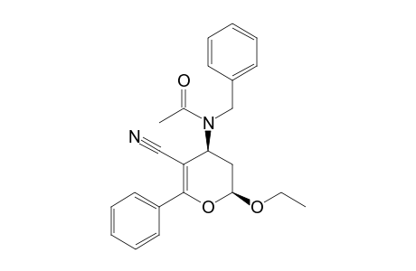 (syn-2,4)-4-(N-Acetylbenzylamino)-2-ethoxy-6-phenyl-2,4-dihydro-2H-pyran-5-carbonitrile
