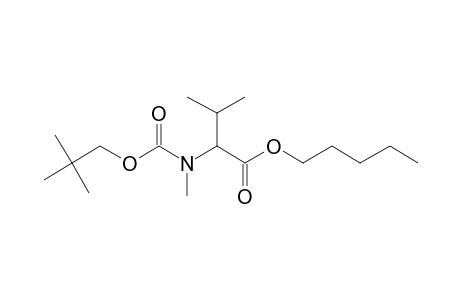 Valine, N-methyl-N-neopentyloxycarbonyl-, pentyl ester