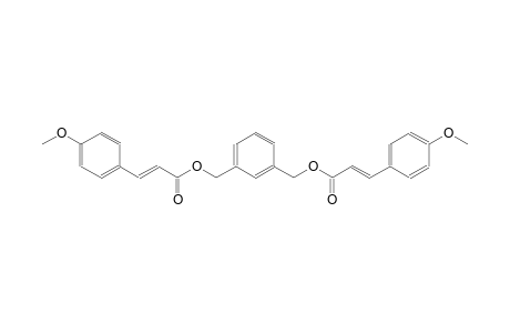3-({[(2E)-3-(4-methoxyphenyl)-2-propenoyl]oxy}methyl)benzyl (2E)-3-(4-methoxyphenyl)-2-propenoate