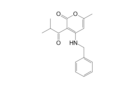 4-(Benzylamino)-3-isobutyryl-6-methyl-2H-pyran-2-one
