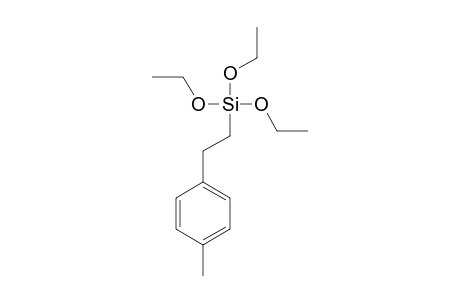 1-TRIETHOXYSILYL-2-(4-METHYLPHENYL)-ETHANE;BETA-ISOMER