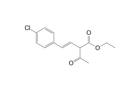 (E)-2-acetyl-4-(4-chlorophenyl)-3-butenoic acid ethyl ester