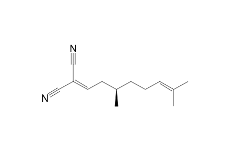 2-[(3R)-3,7-dimethyloct-6-enylidene]malononitrile