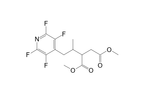 Dimethyl 2-(1-(perfluoropyridin-4-yl)propan-2-yl)succinate