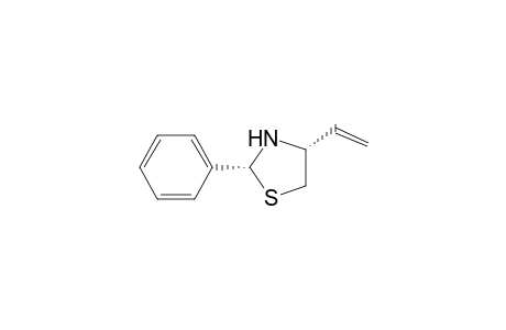 Thiazolidine, 4-ethenyl-2-phenyl-, cis-