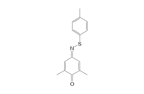 N-(4-METHYLPHENYL)-THIO-2,6-DIMETHYL-1,4-BENZOQUINONIMINE