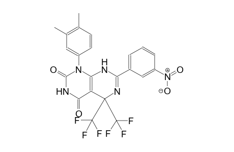 1-(3,4-dimethylphenyl)-7-(3-nitrophenyl)-5,5-bis(trifluoromethyl)-5,8-dihydropyrimido[4,5-d]pyrimidine-2,4(1H,3H)-dione