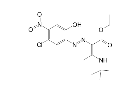 Ethyl 3-[[(E)-5'-Chloro-2'-hydroxy-4'-nitrophenyl]diazo]-3(E)-(tert-butylamino)-2-butenoate