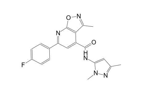 isoxazolo[5,4-b]pyridine-4-carboxamide, N-(1,3-dimethyl-1H-pyrazol-5-yl)-6-(4-fluorophenyl)-3-methyl-