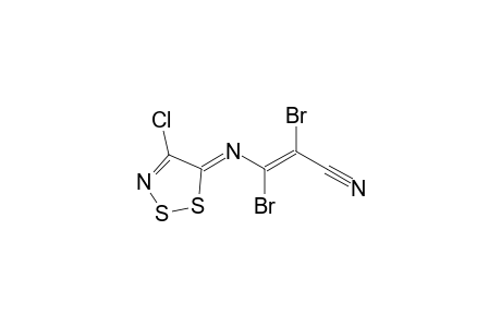 (E)-2,3-bis(bromanyl)-3-[(Z)-(4-chloranyl-1,2,3-dithiazol-5-ylidene)amino]prop-2-enenitrile