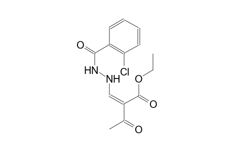 ethyl (2Z)-2-acetyl-3-[2-(2-chlorobenzoyl)hydrazino]-2-propenoate